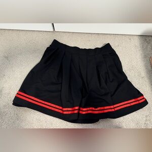 Wild Fable Black and Red Varsity skirt